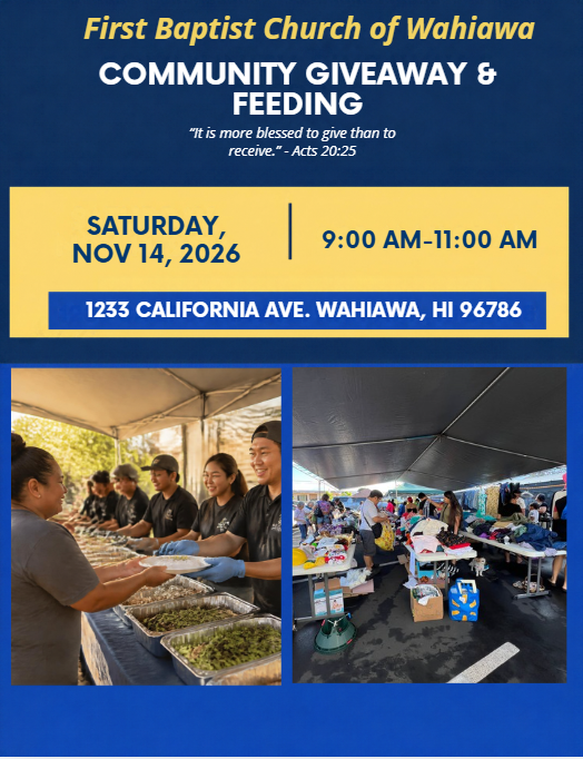 Community Giveaway & Feeding flyer
